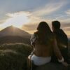 Zachód słońca na Teide z obserwacja gwiazd