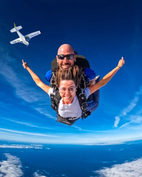Gran Canaria skok ze spadochronem